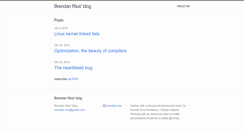 Desktop Screenshot of brendan-rius.com