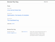 Tablet Screenshot of brendan-rius.com